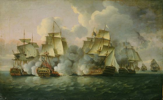 HMS_Mediator_in_action_December_1782